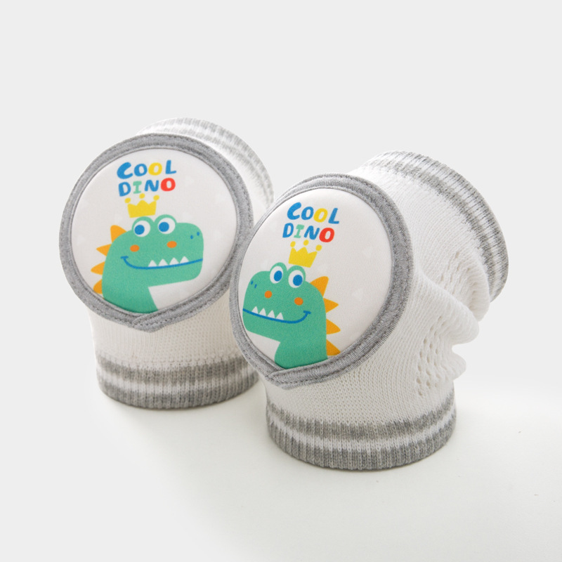New baby knee pads summer knitted breathable baby toddler crawling knee pads children's fall elbow guards