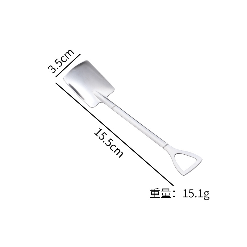 Source manufacturer stainless steel watermelon spoon creative internet celebrity shovel spoon household ice cream spoon high-value mixing spoon