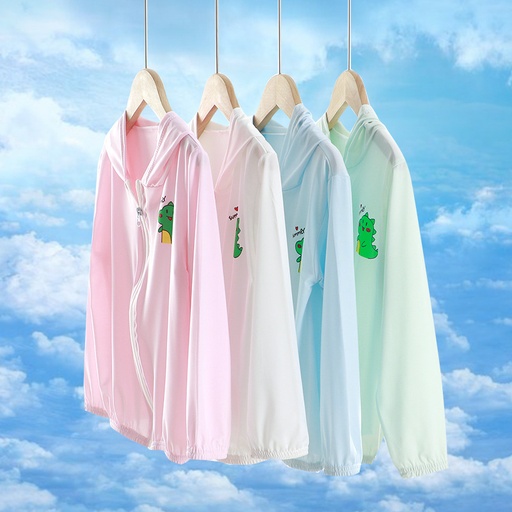 Douyin hot summer children's sun protection clothes for ultra-thin breathable boys and girls' skin clothes for beach sun protection clothes manufacturer