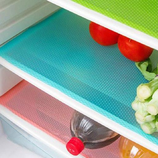 Cut cabinet pads refrigerator dining table mat cabinet pad moisture-proof pad easy to clean place mat 4 piece drawer pad paper